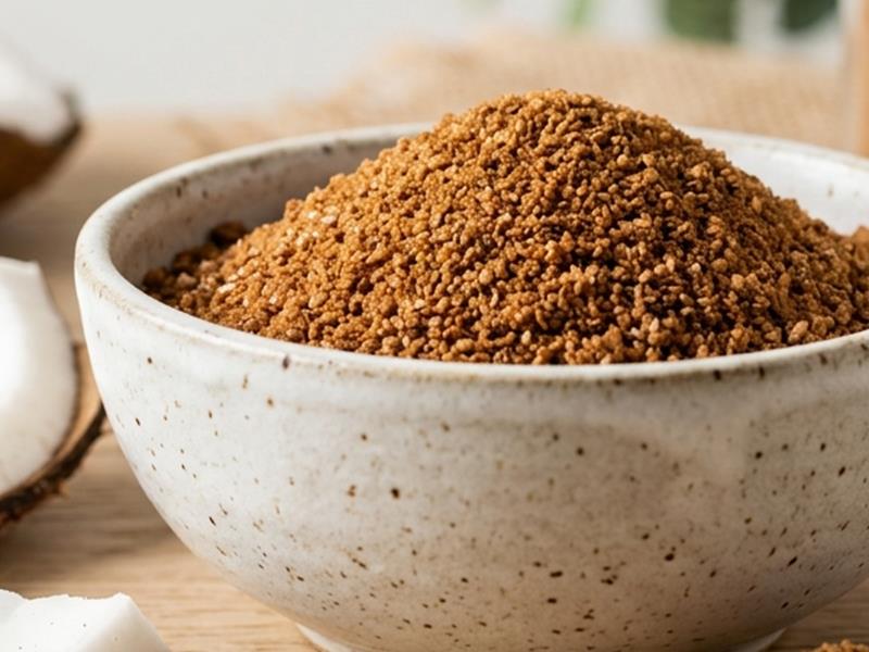Coconut Sugar (Organic) - Macro Texture
