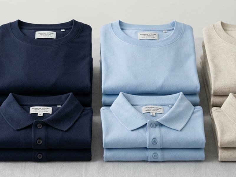 100% Cotton T-Shirts - Knit Fabric Texture